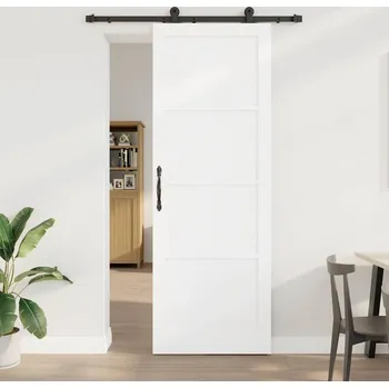 Interiérové dveře vidaXL Posuvné dveře ORKDAL Bílá 83 x 232 cm Masivní borové dřevo [3333453]