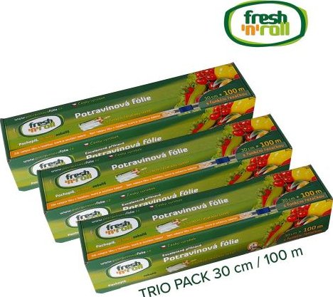 Výhodný balíček Fresh'n'Roll - 3 ks Potravinové fólie 30cm / 100m