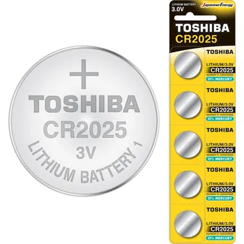 Baterie Specjalistyczne TOSHIBA Litowa CR 2025 3V balení 5ks