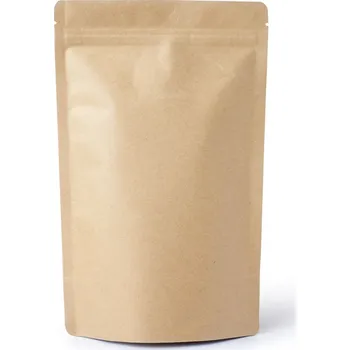 Sáček na potraviny Sáčky Doypack, 3000ml, Kraft/PET/PE, ZAOBLENÉ ROHY, 100 ks / bal