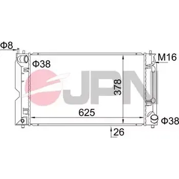Chladič motoru JPN Chladič vody JPN 60C9051-JPN