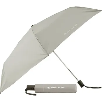 Deštník Mini deštník s automatickým otevíráním Tom Tailor 220-TBB-10001 stone, TOM TAILOR