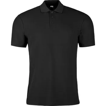 Pánská móda Polokošile pánská Davi - černá: XL