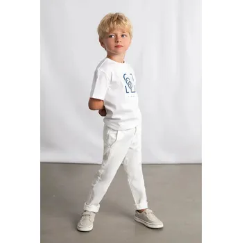 Oblečení a móda Dětské kalhoty Mayoral 512.5B.Mini.PPY2 béžová 01X, vel. 104