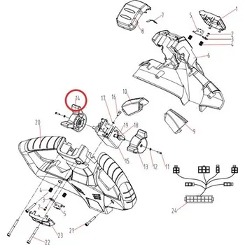 Stavební technika Rotační knoflík levý 0904990118