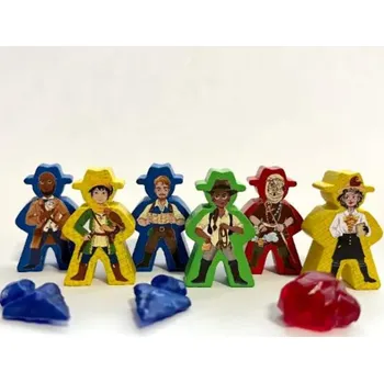 Příslušenství k deskovým hrám MeepleStickers Samolepky pro Ztracený ostrov Arnak