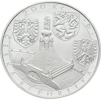 Česká republika. 200 Kč 2005. Bitva u Slavkova - bitva tří císařů. Běžná kvalita.