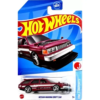 Dětské zboží HOT WHEELS - Nissan Maxima Drift Car Burgundy (F4)