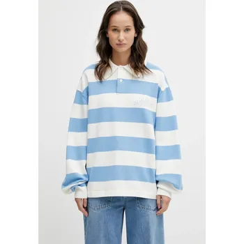 Dámský svetr Svetr s příměsí vlny Axel Arigato Rey Polo Sweater, L, modrá, 50X