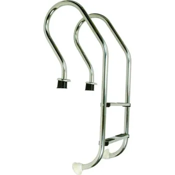 Bazénové schůdky VÁGNER POOL Žebřík nerez Mixta s pouzdrem 2 stupňový, AISI 304 vp-7032