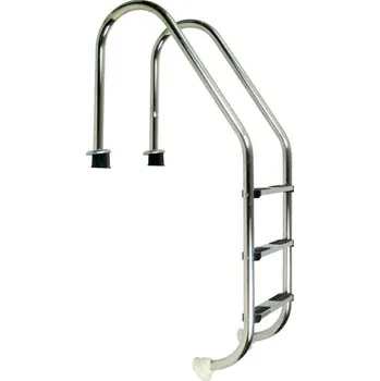 Bazénové schůdky VÁGNER POOL Žebřík nerez Standard s pouzdrem 3 stupňový, AISI 304 vp-7013