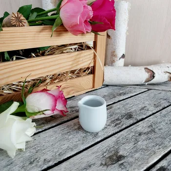 Konvice na čaj JOSEFINE mlékovka 20 ml, bílá, G. Benedikt 1882 (Porcelánová mlékovka 2. jakost)