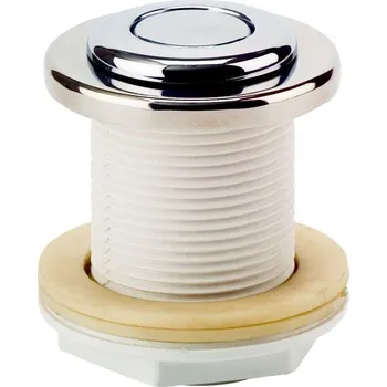 VÁGNER POOL Pneumatické tlačítko nerez v průchodu stěnou ABS vp-3050