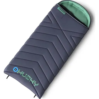 Spacák Husky Guty -10°C dark blue třísezónní dekový spací pytel s odnímatelnou fleecovou vložkou - levý