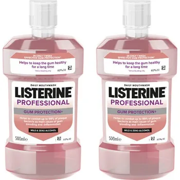 Ústní voda Listerine Professional Gum Protection+ ústní voda 2×500 ml