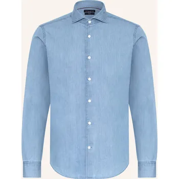 Pánská košile Tommy Hilfiger Pánská Džínová Košile Slim Fit, tmavě modrá, 38