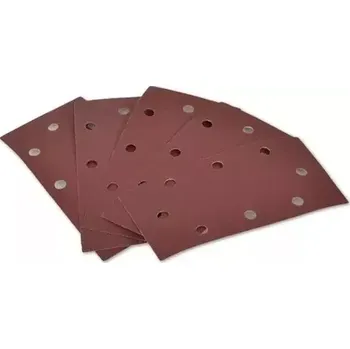 Brusný papír Brusný papír (10 ks) – HECHT 001176760 (Brusný papír pro vibrační brusku HECHT 1767. Hrubost 60, 10 ks.)