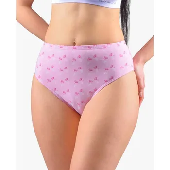 Kalhotky Gina Kalhotky klasické ve větších velikostech 11083P Barva/Velikost: cukrová, violet / XXL/3XL