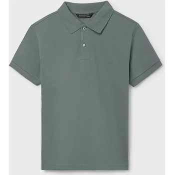 Dětská bavlněná polokošile Mayoral 890.7F.Junior.PPY2 zelená 77X, vel. 166