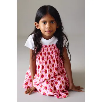 Dívčí šaty Dívčí šaty Mayoral 3933.6H.Mini.PPY2 růžová 42X, vel. 116