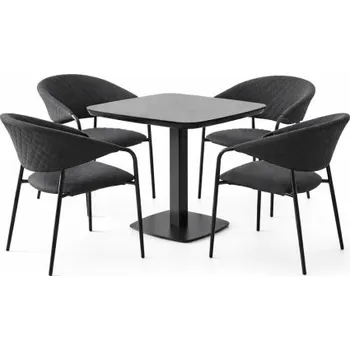 Zahradní nábytek Doppler Picaso MELIA LIKA-TEX® antracit - zahradní/gastro souprava 4+1