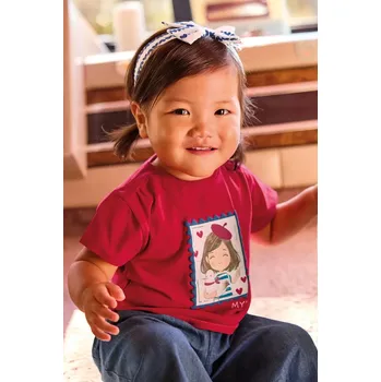 Dětské tričko Mayoral 1081.4F.Baby.PPY2 červená 33X, vel. 80