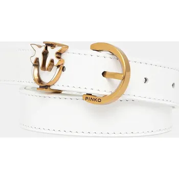 Opasek Kožený pásek Pinko 102820.A2X6 bílá 00X, vel. XS