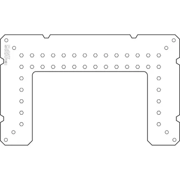police Komponenty pro IKEA Milsbo - Polička ve tvaru U , Bílá
