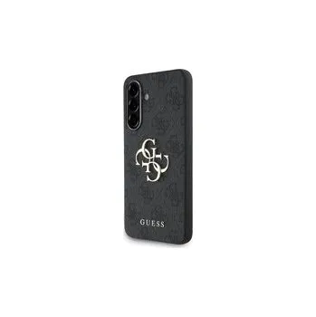 Pouzdro na mobilní telefon Guess PU 4G Metal Logo kryt Samsung Galaxy A36 šedý