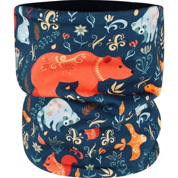 Nákrčník V-Mart, Dívčí jarní/podzimní nákrčník Zvířátka a ornamenty