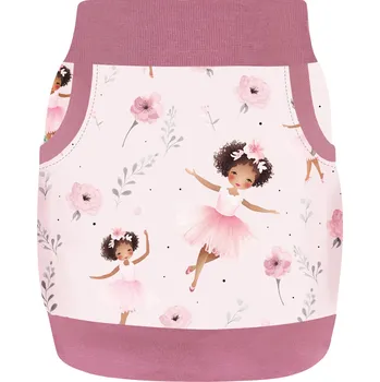 Dívčí sukně V-Mart,Dívčí sukně Baletky na růžové (s gumou v pase) 86/92