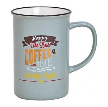 G. Wurm, Německo GW - Porcelánový hrníček COFFEE TIME modrý - 360 ml