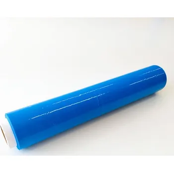 Obalový materiál Ruční stretch fólie MODRÁ 2,1 kg - 23 my / 500 mm