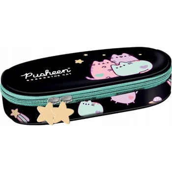 St.Right Penál oválný Pusheen pastelový
