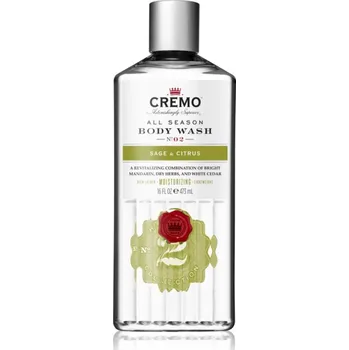 Sprchový gel Cremo Sage and Citrus Body Wash čisticí sprchový gel pro muže 475 ml