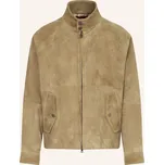 Hugo Pánská Kožená Bunda Loridge, béžová, 50
