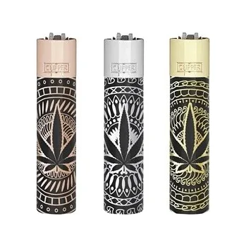 Zapalovač Zapalovač Clipper CMP11R Leaves Premium +Giftbox