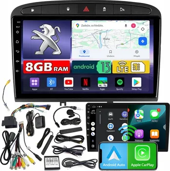 Autorádio Autorádio NCS ZQ9 Peugeot 408 2010-2014 Android Navigace 8GB LTE