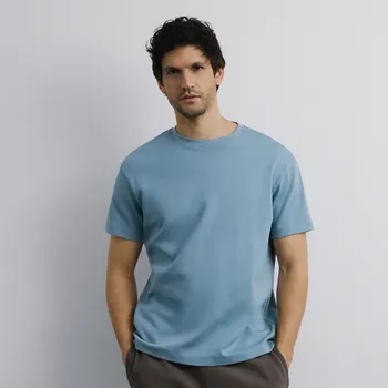 Reserved - Bavlněné boxy tričko - světle šedá - WD020-09X - WD020-09X-L