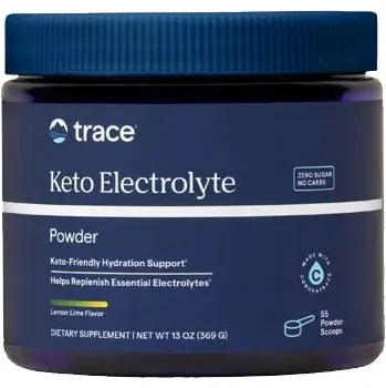 Zdraví Trace Minerals Keto Electrolyte Powder, Keto elektrolyty - citron a limeta, 369 g