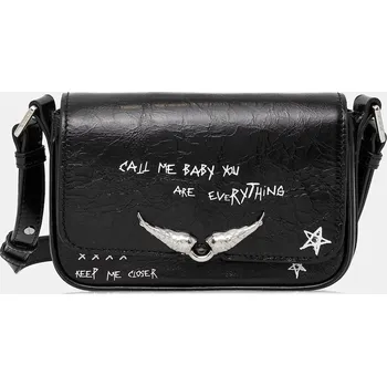 Kabelka Kožená kabelka ZADIG&VOLTAIRE LWBA04188 černá 99X, vel. ONE SIZE