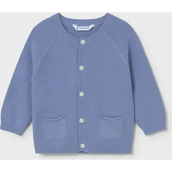 Dívčí svetr Dětský bavlněný kardigan Mayoral 1311.3B.Baby.PPY2 modrá 55X, vel. 92