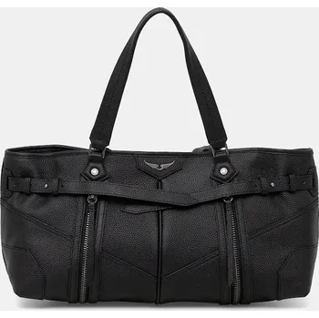Kabelka Kožená kabelka ZADIG&VOLTAIRE LWBA04239 černá 99X, vel. ONE SIZE