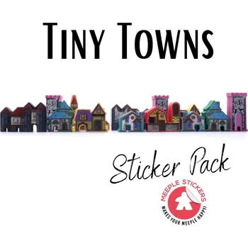 Příslušenství k deskovým hrám MeepleStickers Samolepky pro Tiny Towns