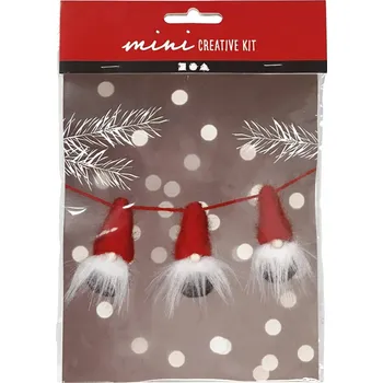 kreativní sada Creativ Company Kreativní sada FILCOVÁNÍ na výrobu 3 vánočních skřítků