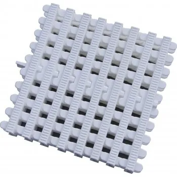 Odvodňovací žlab VÁGNER POOL Přelivový rošt Bílý GW 2035 - šířka 194 mm, výška 34 mm vp-41104200