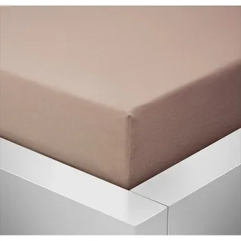 Prostěradlo Jersey prostěradlo Standard béžová, 90 x 200 cm