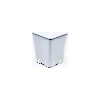 Květináč Bioflower Květináč plastový 20x20x23 - 5,7l - bílý