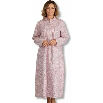 Dámská noční košile Luiz Flanelová noční košile dámská Ivana barevná Barva: růžová, Velikost: 54