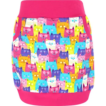 Dívčí sukně V-Mart, Dívčí sukně Barevné kočičky 86/92